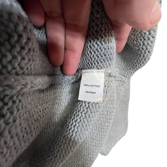 J. Jill Grey Knit Tunic Sweater Boat Neck S Petite- Measurements in pics - Picture 8 of 14